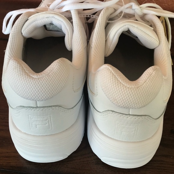 FILA Men’s 12 Memory White Workshift Non Skid Slip Resistant Work Shoes NWT - Picture 6 of 16